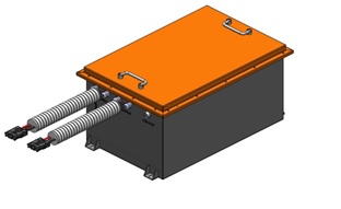 Device Mark (battery In Orange Colour) Device mark 7395711 Trademark
