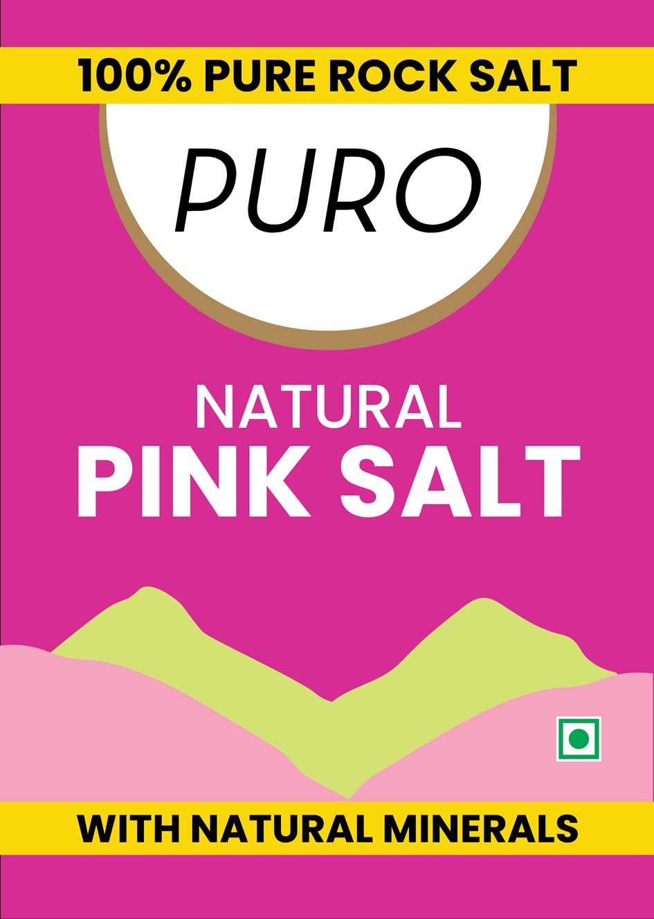 Puro Natural Pink Salt (device) Device mark 7396354 Trademark