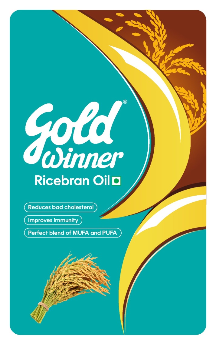 Gold Winner Ricebran Oil Device mark 7399966 Trademark