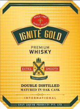 Ignite Gold Premium Whisky Device mark 7417031 Trademark
