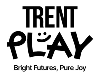 Trent Play - Bright Futures, Pure Joy Label In Black And White Device mark 7420133 Trademark