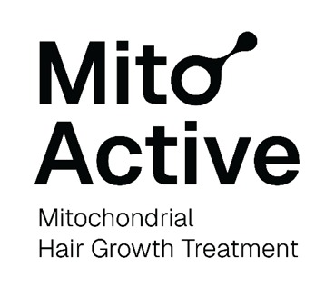Label Mark Comprising Mitoactive Mitochondrial Hair Growth Treatment In Stylized Font Device mark 7420250 Trademark