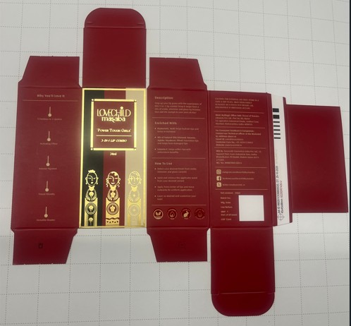 Packaging Box For Lovechild Masaba Lipstick Device mark 7429328 Trademark
