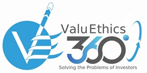 Valuethics 360 Degree Solving The Problems Of Investors Device mark 7432283 Trademark