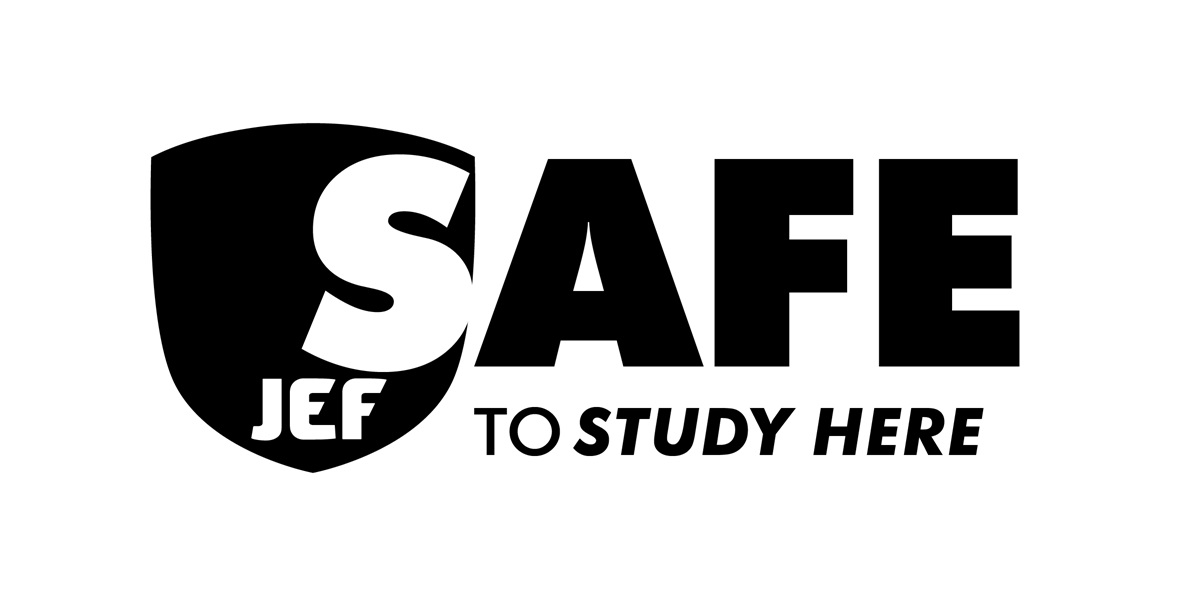 Jef Safe To Study Here Device mark 7433170 Trademark