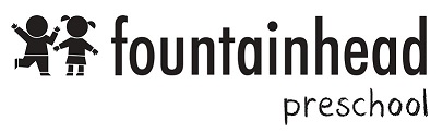 Two Child Figures Beside The Words “fountainhead Preschool” Device mark 7436497 Trademark