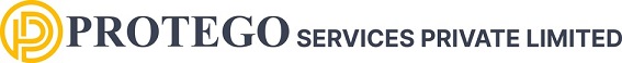 Design Interlinked Letters “p” And “d” Followed By The Words “protego Services Private Limited” Device mark 7436549 Trademark