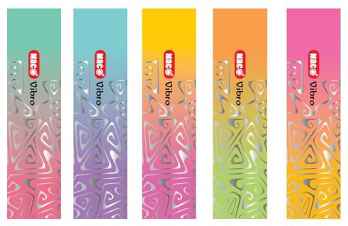 Maco Vibro (label) Device mark 7437453 Trademark