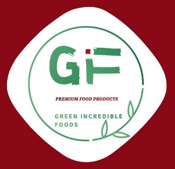 Green Incredible Foods With Device Of Gif Premium Food Products Device mark 7439535 Trademark