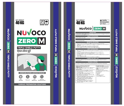 Nuvoco Zero M Triple Shield Putty Device mark 7442321 Trademark