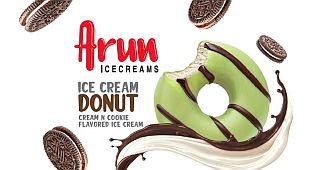 Arun Icecreams Ice Cream Donut Cream N Cookie Flavored Ice Cream Device mark 7445533 Trademark