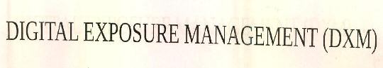 Digital Exposure Management (dxm) Device mark 2727455 Trademark