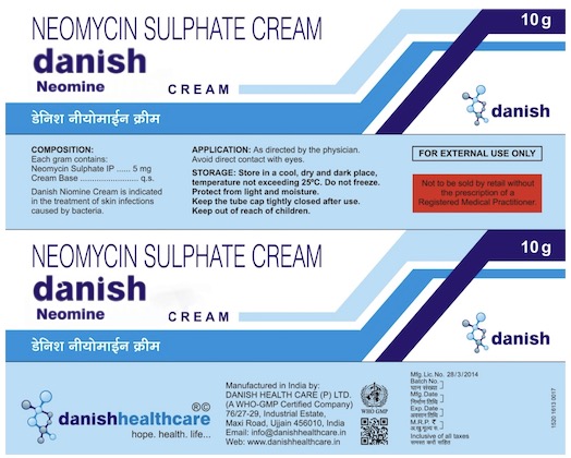 Danish Neomine Device mark 7450543 Trademark