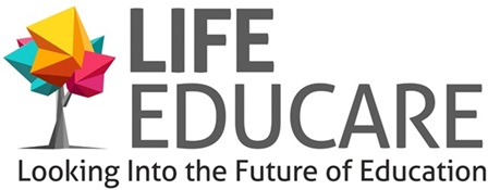 Life Educare- Looking Into The Future Of Education (logo) Device mark 7450460 Trademark