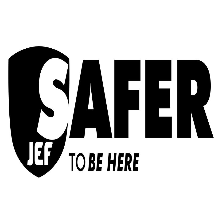 Jef Safer To Be Here Device mark 7455904 Trademark