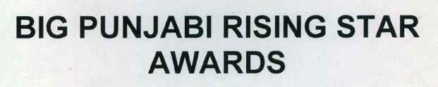 Big Punjabi Rising Star Awards Device mark 2280880 Trademark