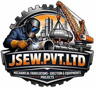Jsew.pvt.ltd : Mechanical Fabrications.erection & Equipments Projects [with The Device] Device mark 7459994 Trademark