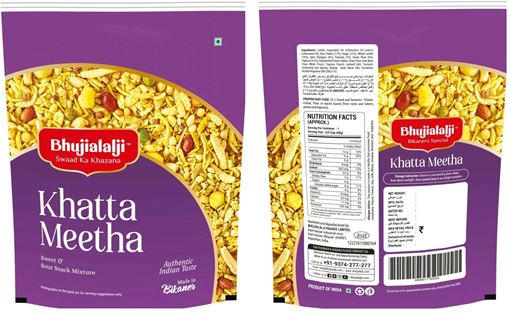 Bhujialalji Khatta Meetha Device mark 7451020 Trademark