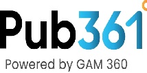 Pub361 Powered By Gam 360 Device mark 7455136 Trademark