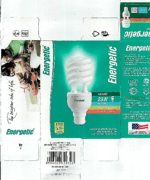 Energetic (label) Device mark 2189695 Trademark