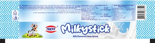 Treff Milkystick (label) Device mark 7480832 Trademark
