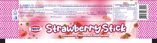 Treff Strawberry Stick (label) Device mark 7480833 Trademark