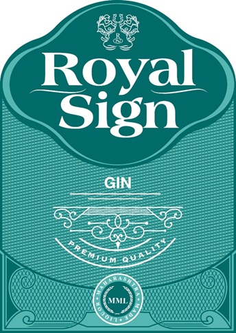 Royal Sign Gin Device mark 7486437 Trademark