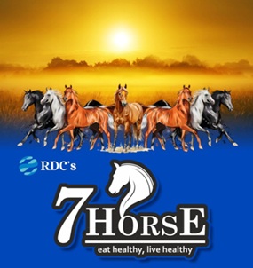 Rdc’s 7 Horse - Eat Healthy, Live Healthy (with Device) Device mark 7487580 Trademark