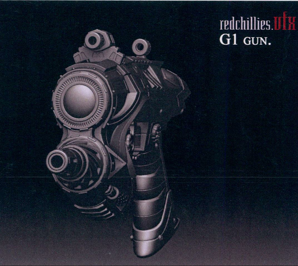 Redchillies.ufx G1 Gun. Device mark 2147442 Trademark