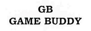 Gb Game Buddy Device mark 2386881 Trademark