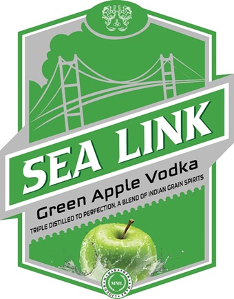 Sea Link Green Apple Vodka Device mark 7486433 Trademark