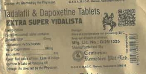 Extra Super Vidalista Device mark 7489724 Trademark