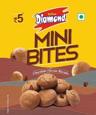 Yellow Diamond Mini Bites Device mark 7491947 Trademark