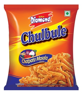 Yellow Diamond Chulbule Chatpata Masala Device mark 7491953 Trademark