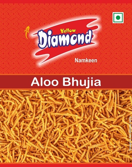Yellow Diamond Aloo Bhujia Device mark 7491948 Trademark
