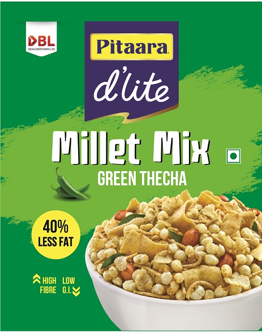 Pitaara D'lite Millet Mix Green Thecha Device mark 7493696 Trademark