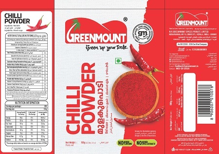 Greenmount Chilli Powder Device mark 7497537 Trademark