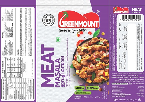 Greenmount Meat Masala Device mark 7497542 Trademark