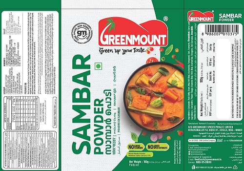 Greenmount Sambar Powder Device mark 7497544 Trademark