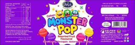 Oshon Monster Pop Device mark 7499403 Trademark