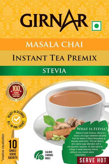 Girnar (masala Chai Stevia Label) Device mark 7506292 Trademark
