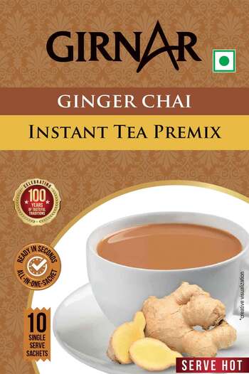 Girnar (ginger Chai Label) Device mark 7506295 Trademark