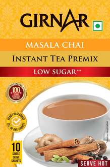 Girnar (masala Chai Low Sugar Label) Device mark 7506299 Trademark