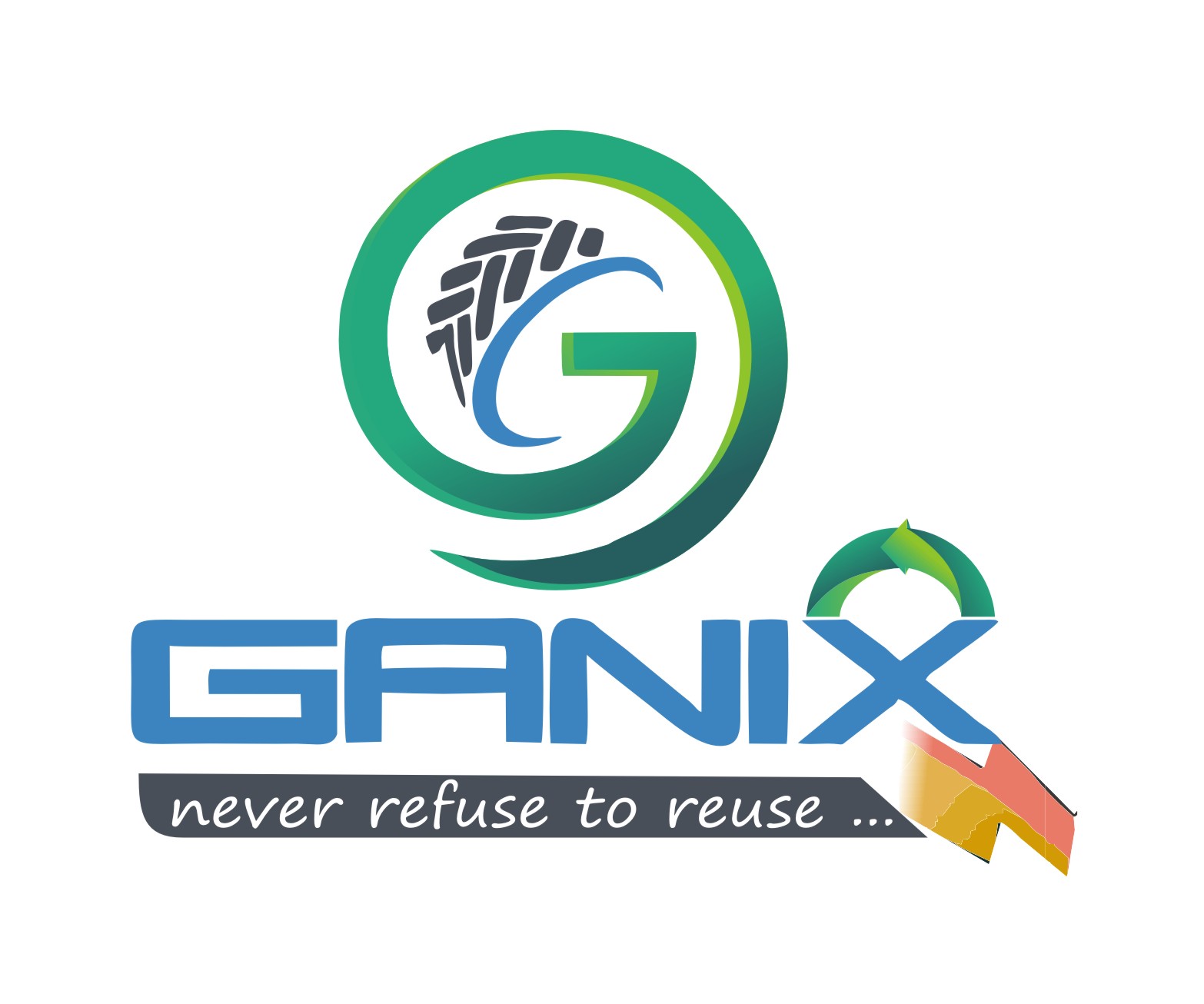 Ganix (never Refuse To Reuse) (with Device) Device mark 7522976 Trademark