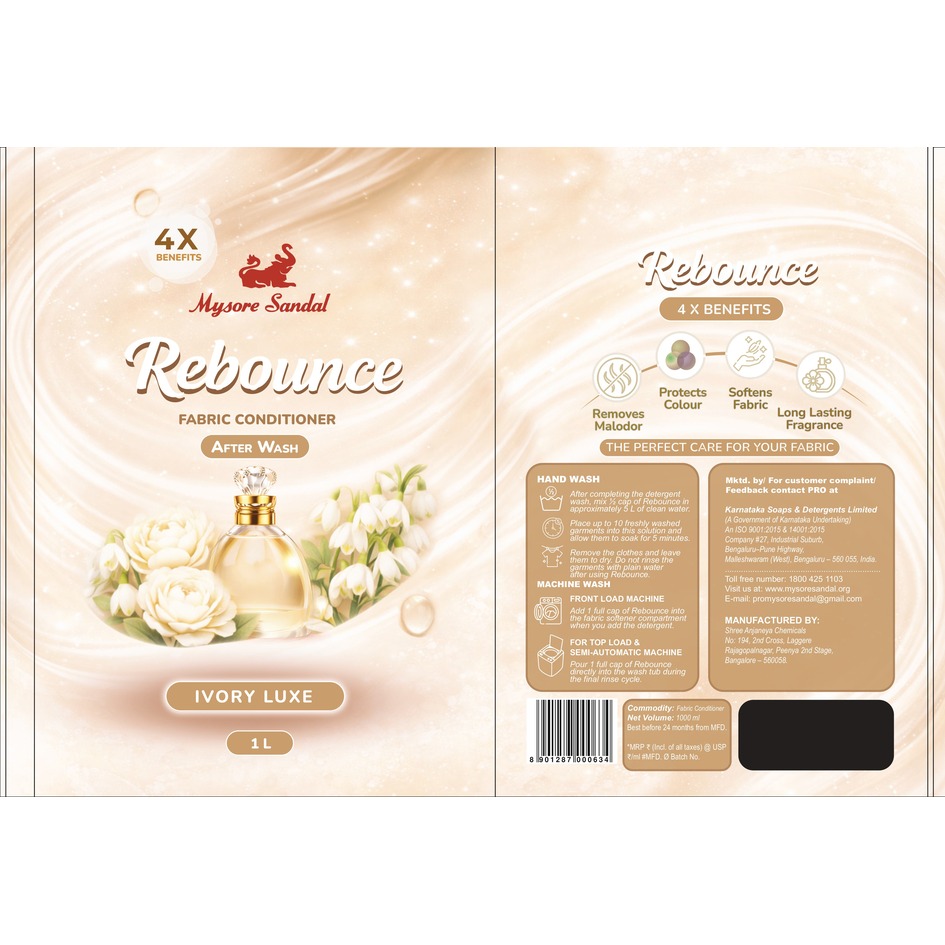 Mysore Sandal Rebounce Ivory Luxe Device mark 7535063 Trademark