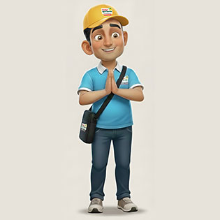 Pitambari Tourism Mascot Device mark 7544380 Trademark