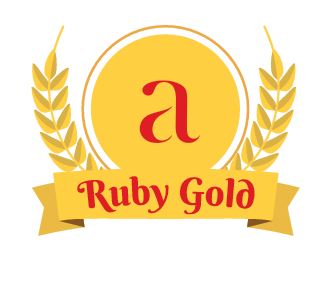 Ruby Gold With Logo A Device mark 7553983 Trademark