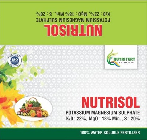 The Mark Consists Of The Stylized Word “nutrisol” With A Leaf Device In Green And White Colours Device mark 7557032 Trademark