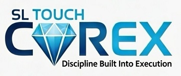 Sl Touch Corex With Tagline Discipline Built Into Execution Device mark 7567389 Trademark