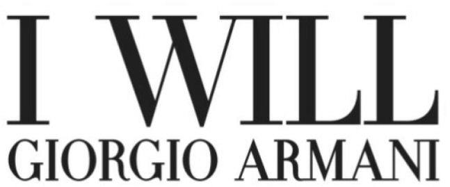 I Will Giorgio Armani Device mark 7541822 Trademark